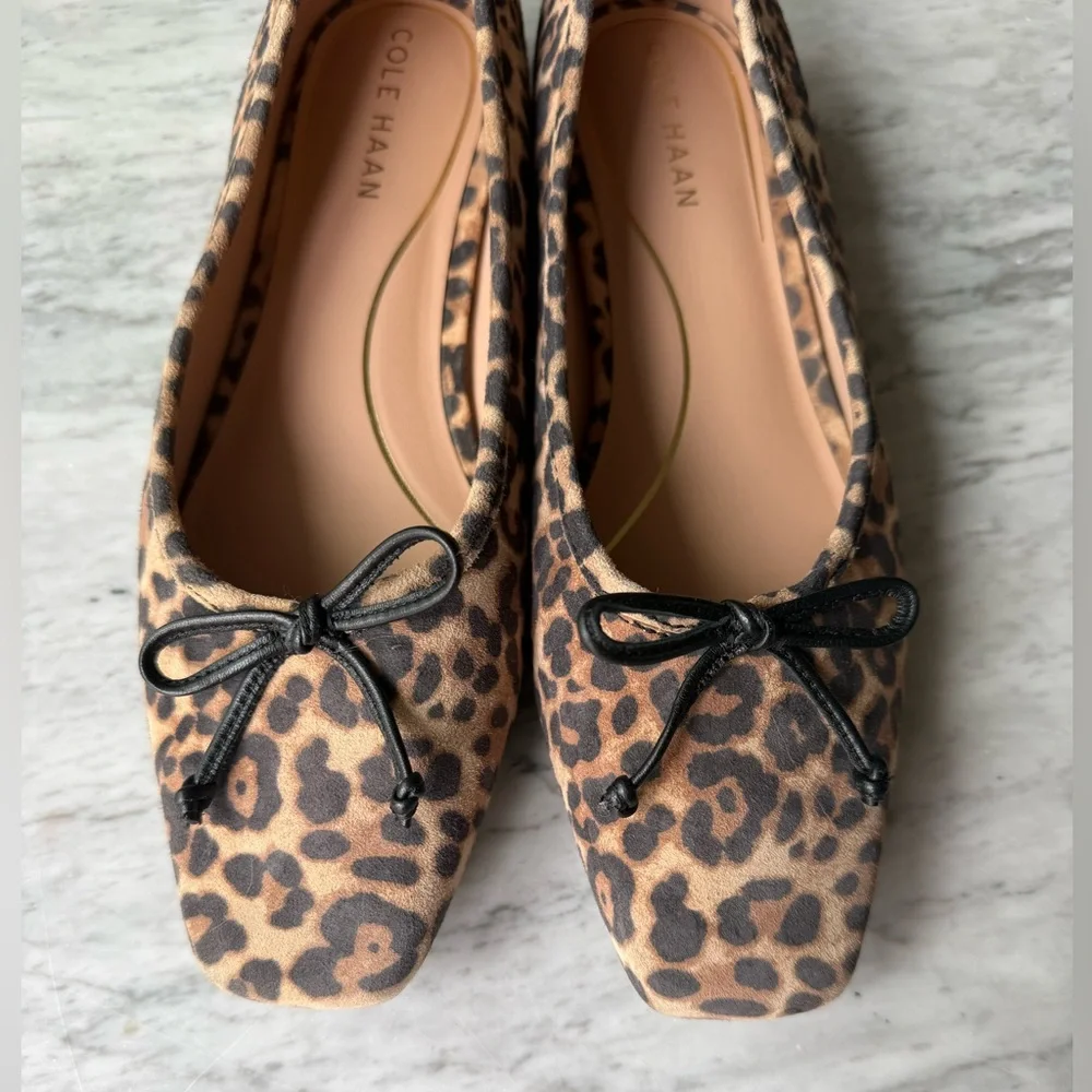 COLE HAAN Suede Bethany Ballerina Flat - Picture 4 of 10